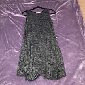 Sleeveless Grey T-Shirt Dress